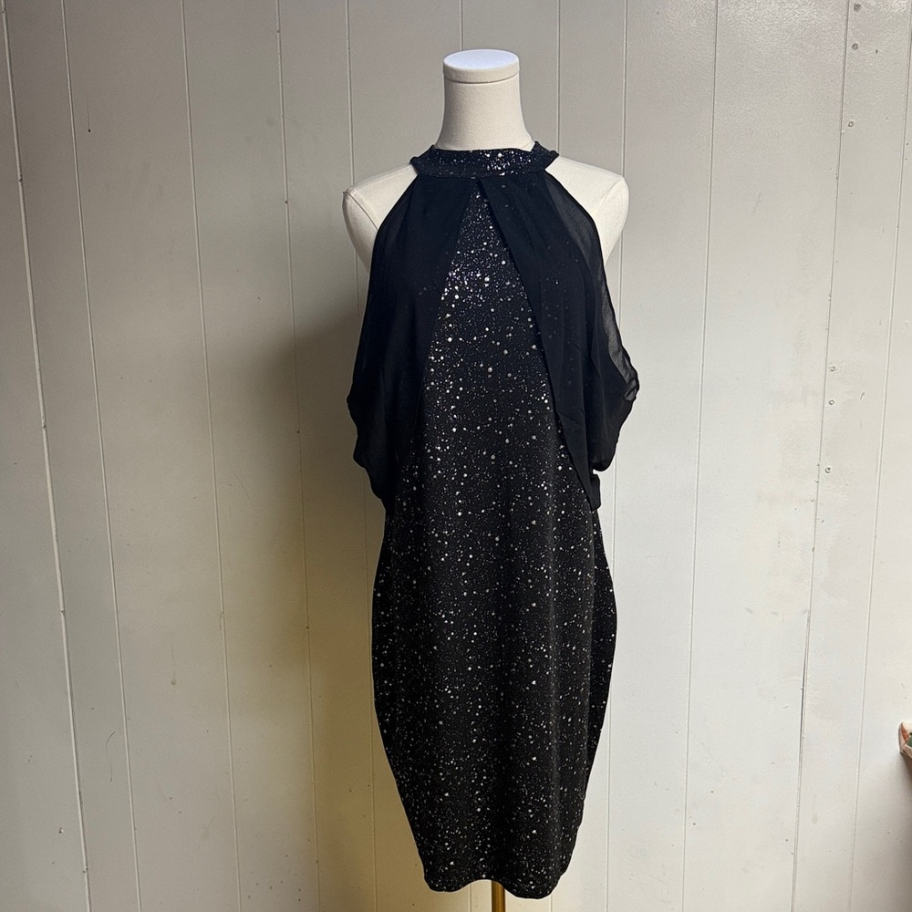 Elegant Black Sparkle Dress